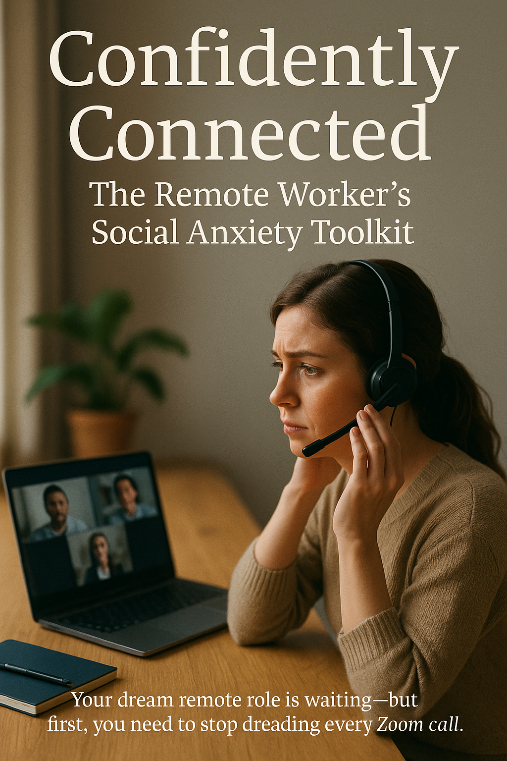 Confidently Connected: The Remote Worker's Social Anxiety Toolkit digital guide cover