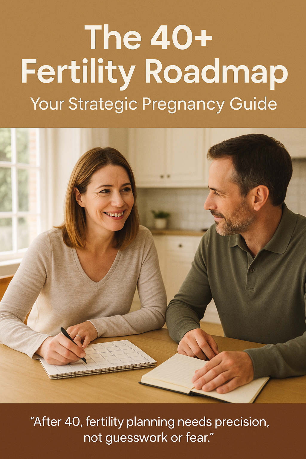 The 40+ Fertility Roadmap: Your Strategic Pregnancy Guide digital guide cover