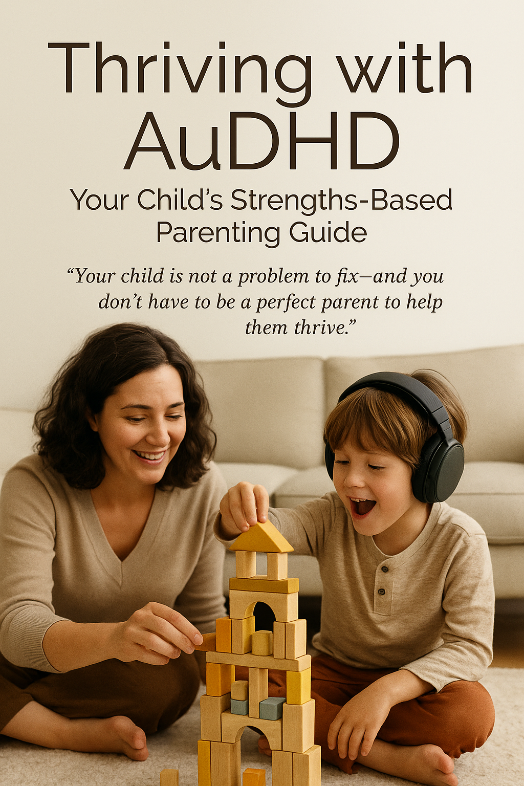 Thriving with AuDHD: Your Child's Strengths-Based Parenting Guide digital guide cover