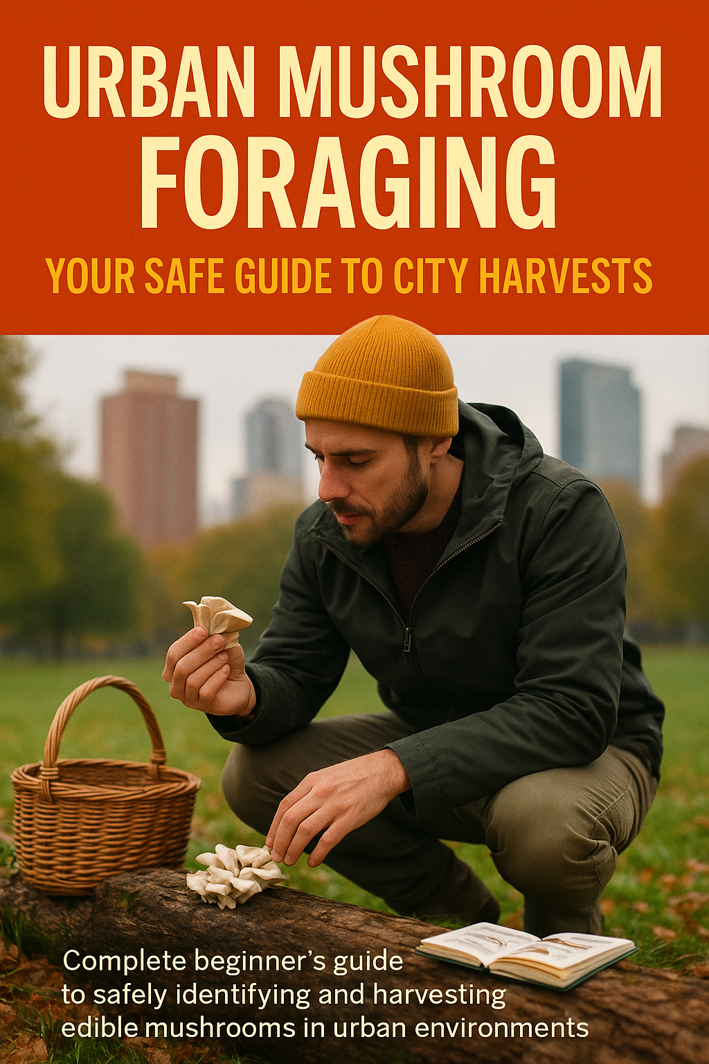 Urban Mushroom Foraging: Your Safe Guide to City Harvests digital guide cover