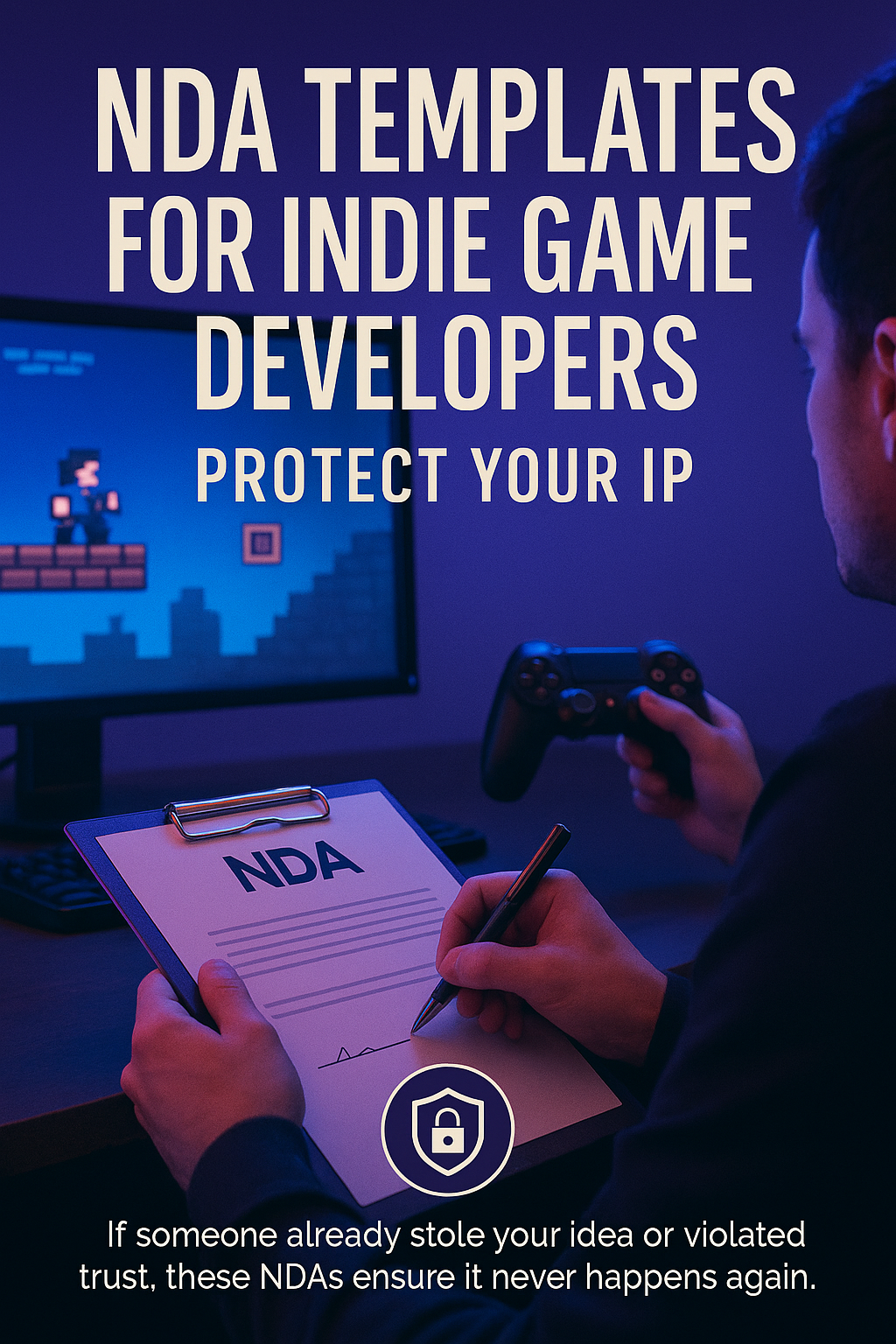NDA Templates for Indie Game Developers: Protect Your IP digital guide cover