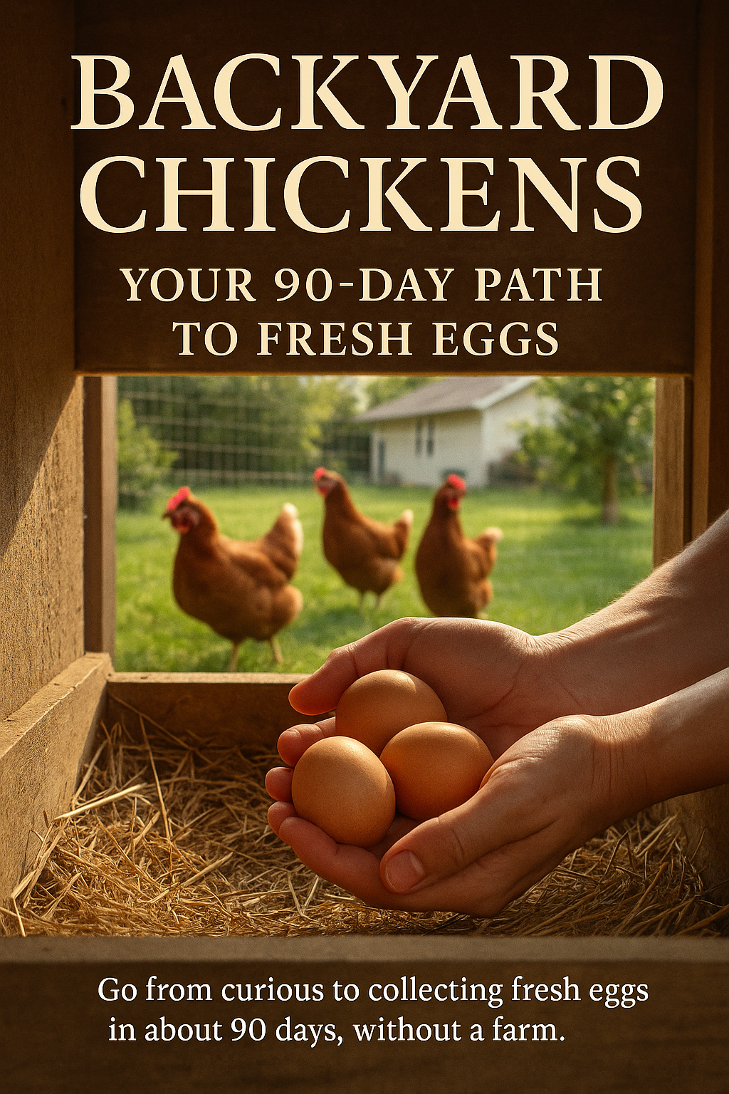 Backyard Chickens: Your 90-Day Path to Fresh Eggs digital guide cover