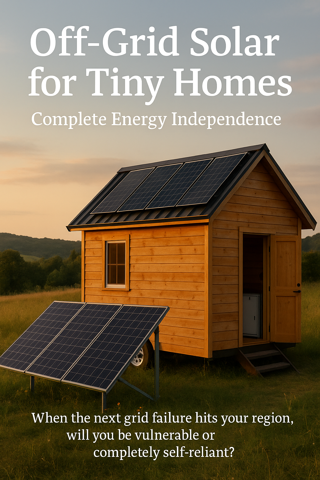 Off-Grid Solar for Tiny Homes: Complete Energy Independence digital guide cover