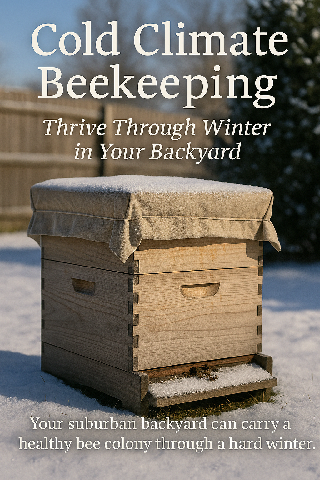 Cold Climate Beekeeping: Thrive Through Winter in Your Backyard digital guide cover