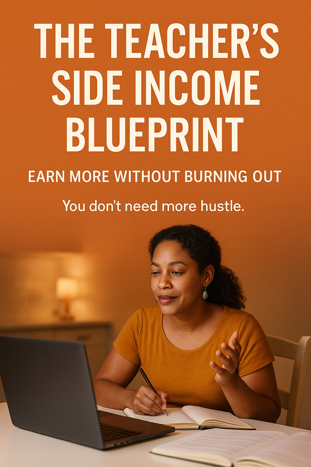 The Teacher's Side Income Blueprint: Earn More Without Burning Out digital guide cover
