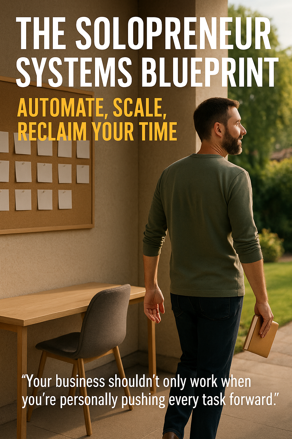 The Solopreneur Systems Blueprint: Automate, Scale, Reclaim Your Time digital guide cover