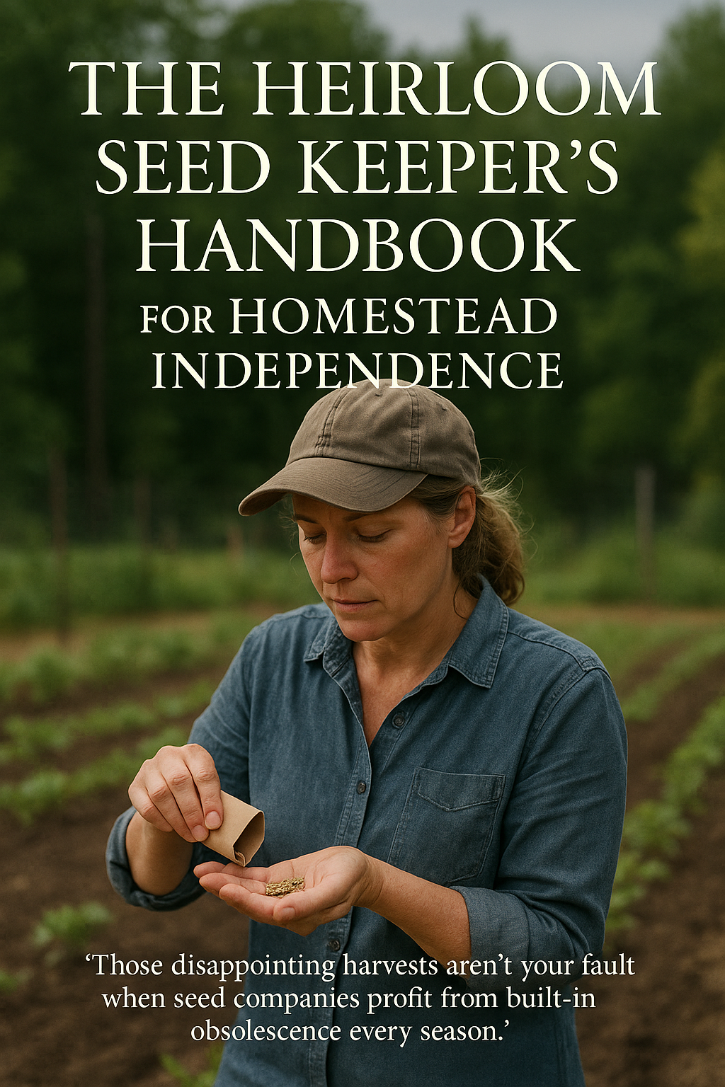 The Heirloom Seed Keeper's Handbook for Homestead Independence digital guide cover