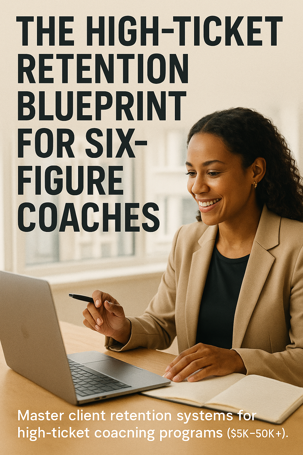 The High-Ticket Retention Blueprint for Six-Figure Coaches digital guide cover