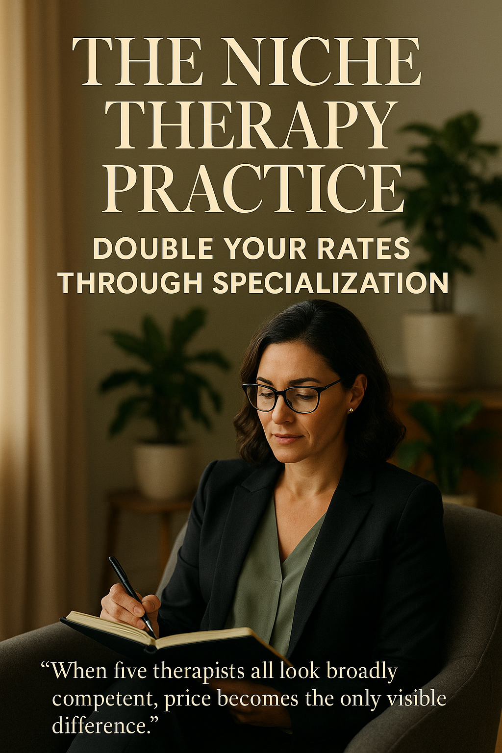 The Niche Therapy Practice: Double Your Rates Through Specialization digital guide cover