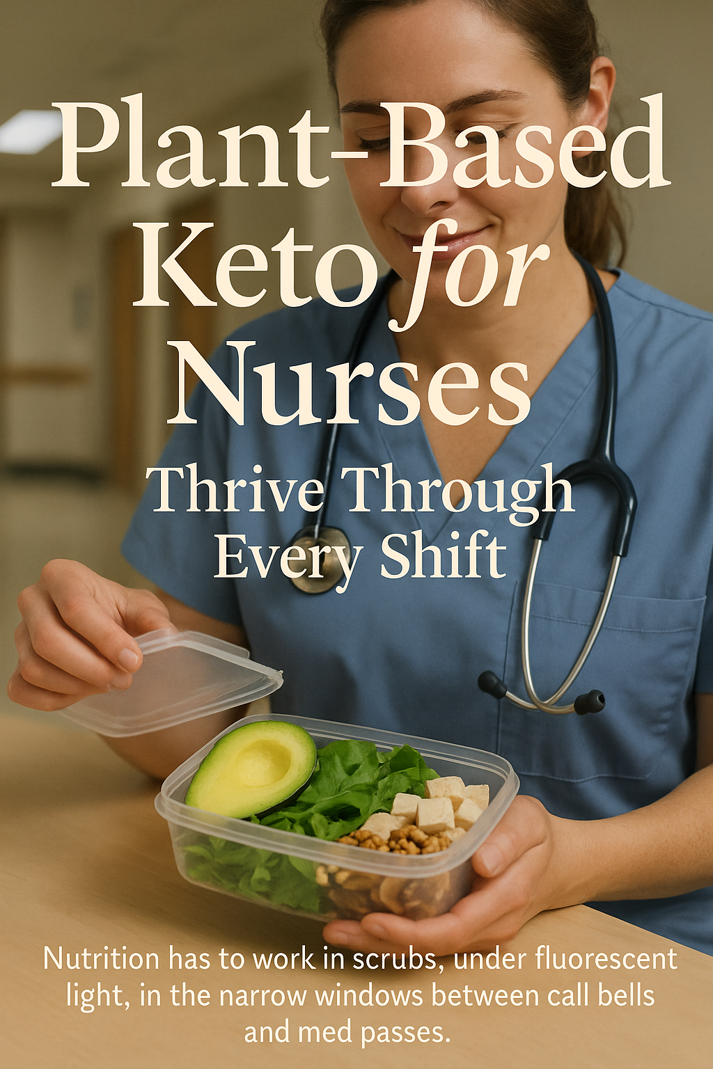 Plant-Based Keto for Nurses: Thrive Through Every Shift digital guide cover