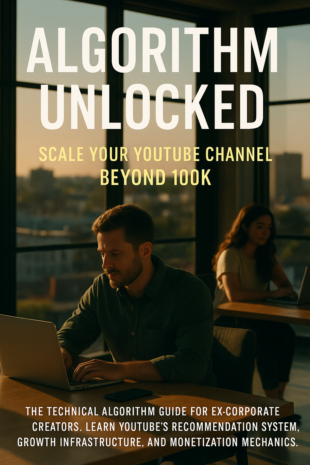 Algorithm Unlocked: Scale Your YouTube Channel Beyond 100K digital guide cover