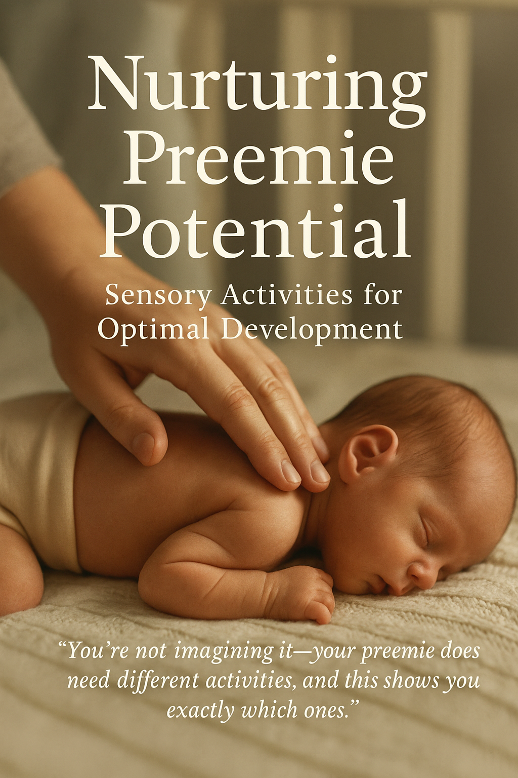 Nurturing Preemie Potential: Sensory Activities for Optimal Development digital guide cover