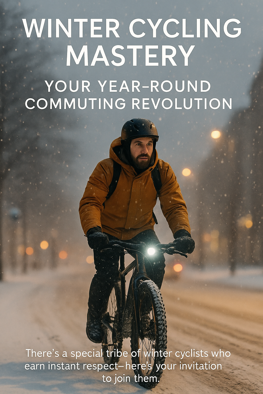 Winter Cycling Mastery: Your Year-Round Commuting Revolution digital guide cover