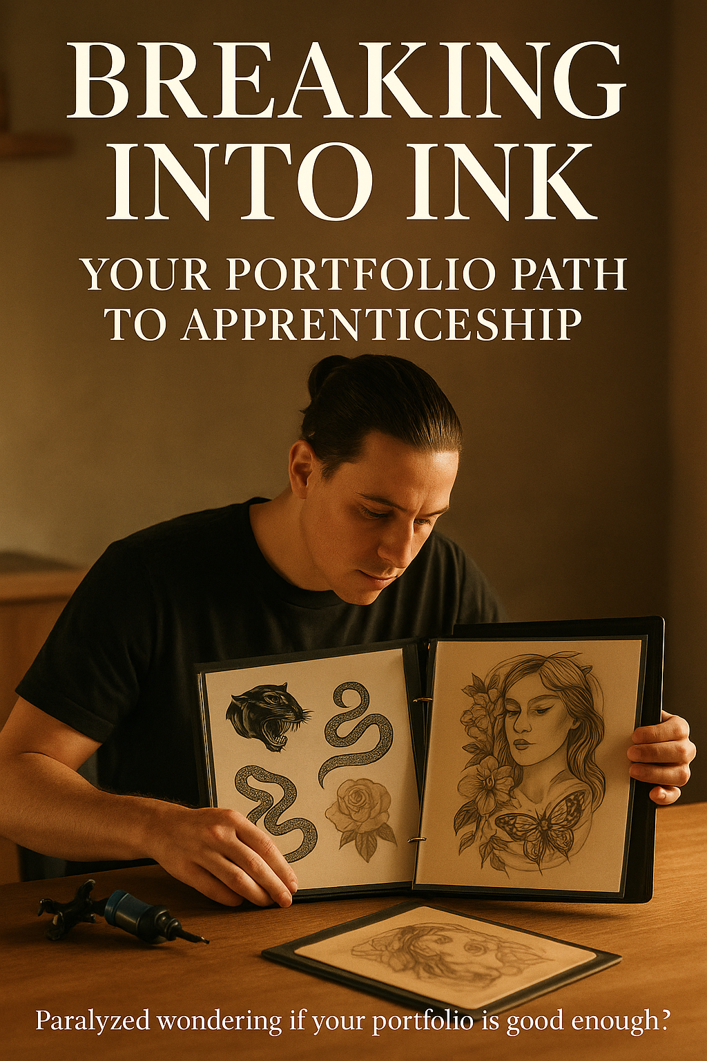 Breaking Into Ink: Your Portfolio Path to Apprenticeship digital guide cover