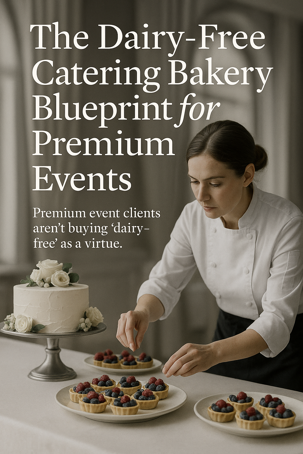 The Dairy-Free Catering Bakery Blueprint for Premium Events digital guide cover