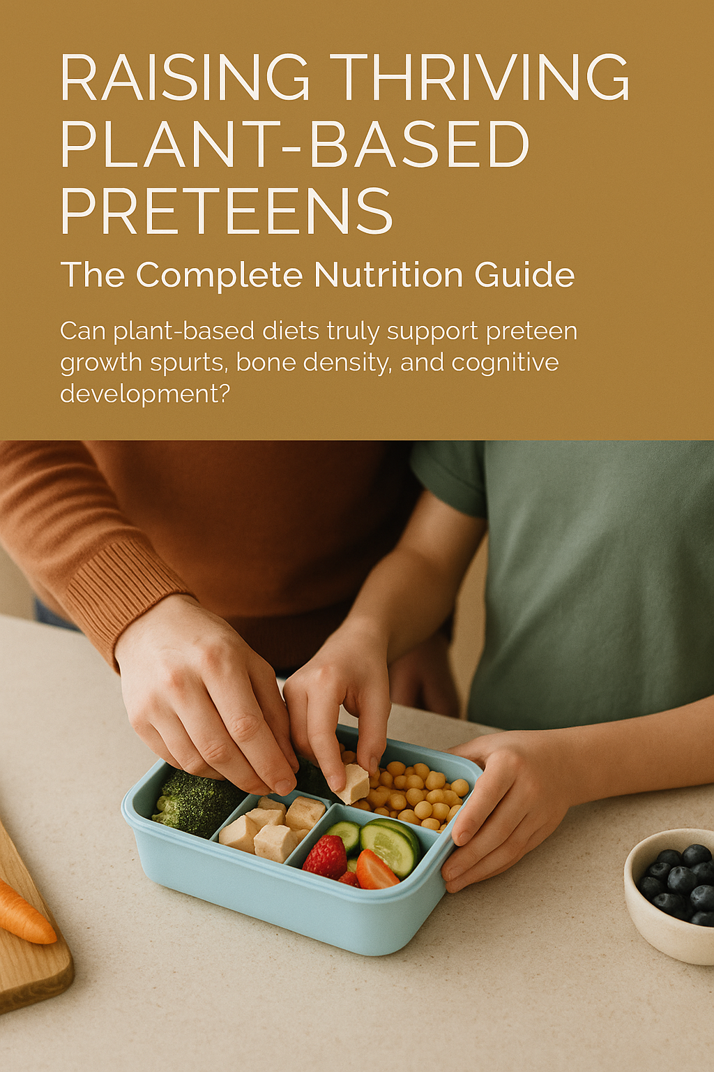 Raising Thriving Plant-Based Preteens: The Complete Nutrition Guide digital guide cover