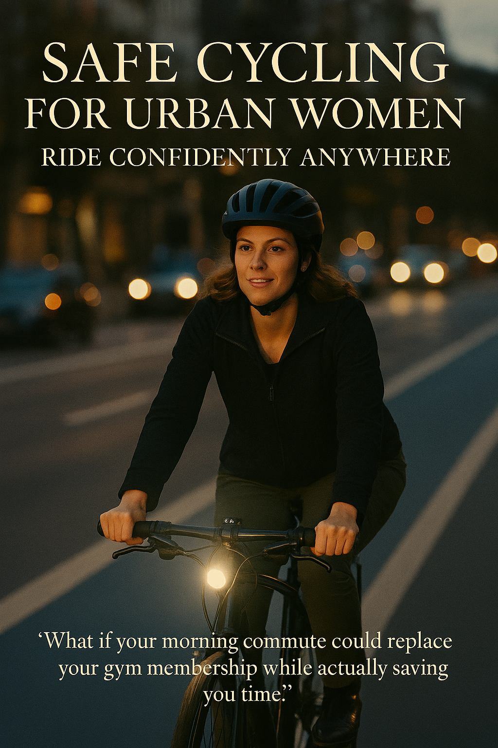 Safe Cycling for Urban Women: Ride Confidently Anywhere digital guide cover
