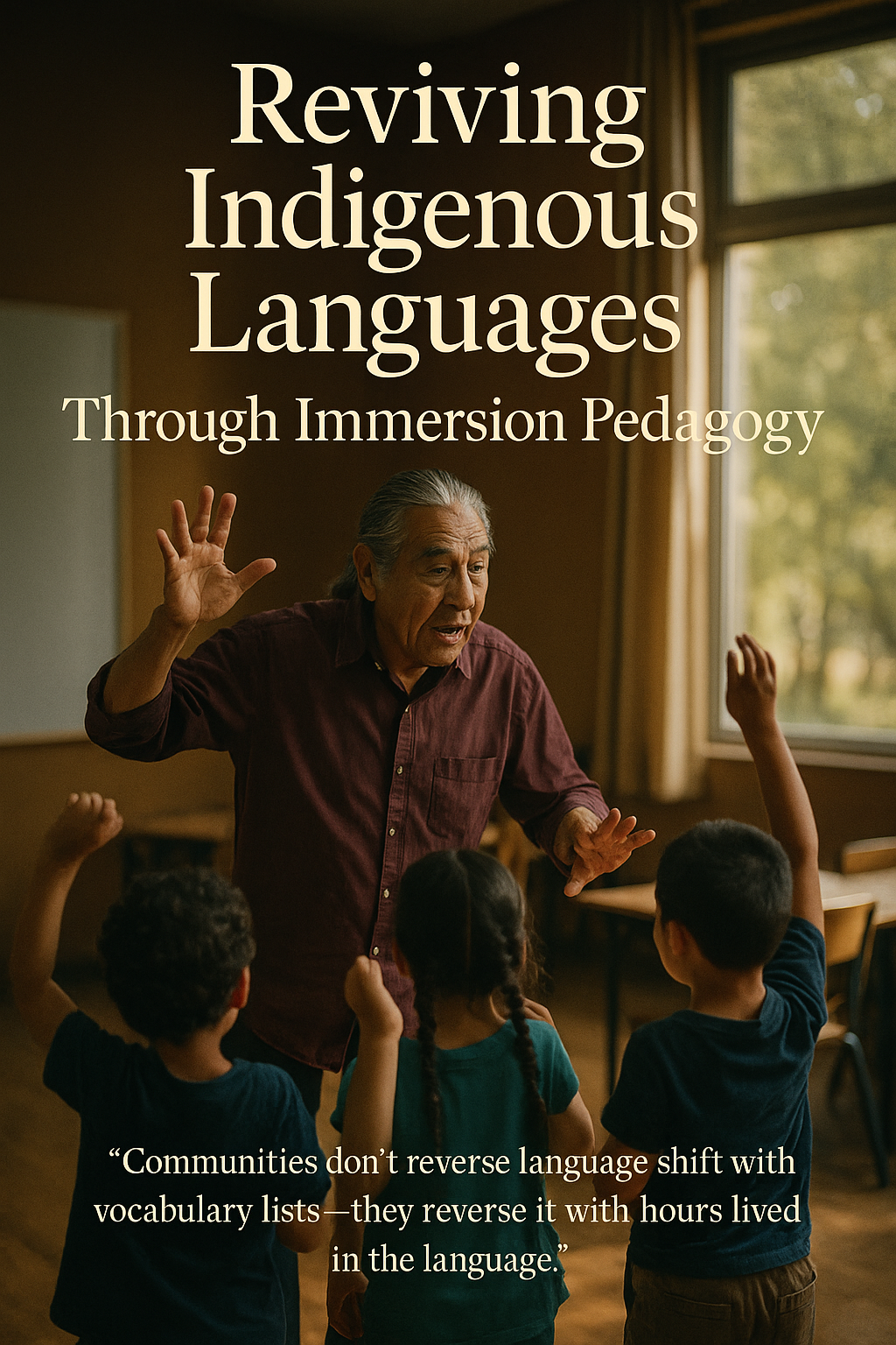 Reviving Indigenous Languages Through Immersion Pedagogy digital guide cover