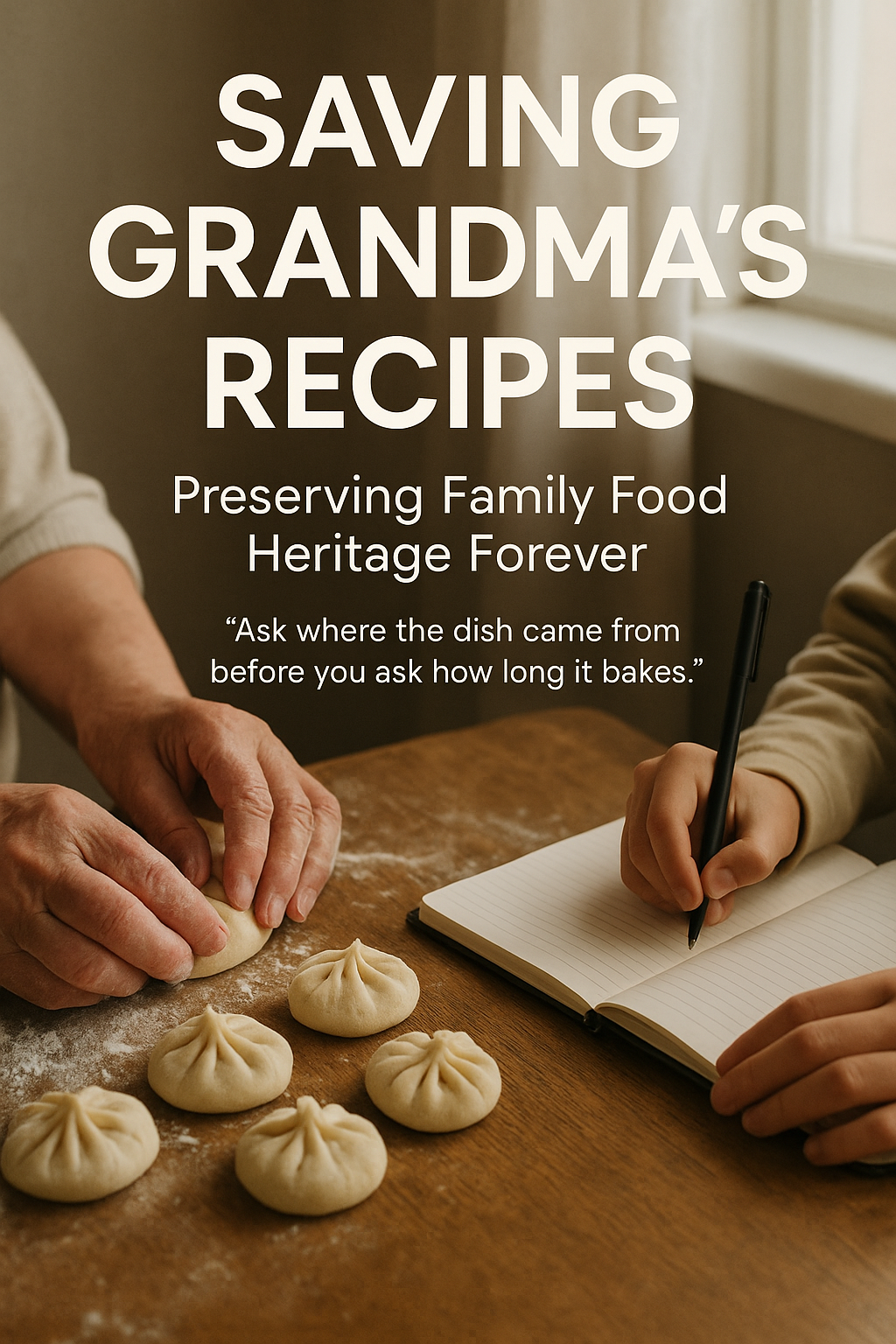 Saving Grandma's Recipes: Preserving Family Food Heritage Forever digital guide cover