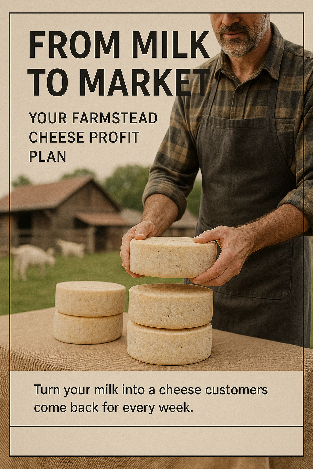 From Milk to Market: Your Farmstead Cheese Profit Plan digital guide cover