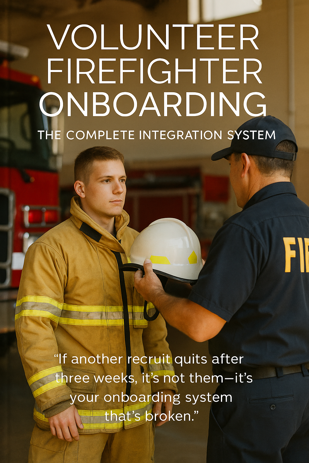 Volunteer Firefighter Onboarding: The Complete Integration System digital guide cover
