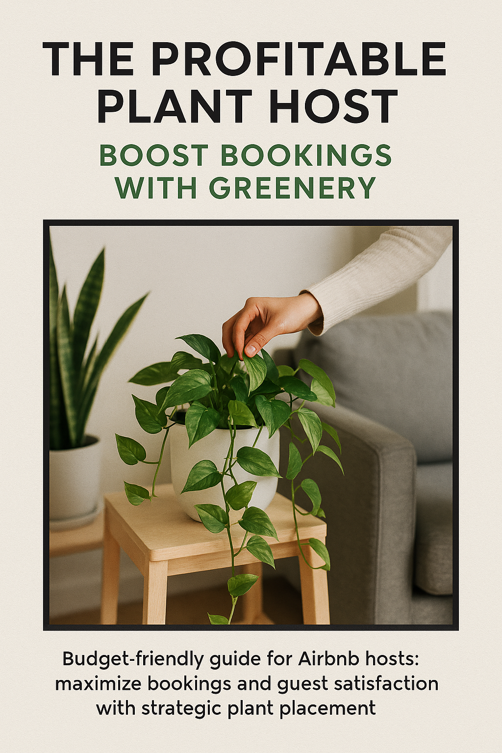 The Profitable Plant Host: Boost Bookings with Greenery digital guide cover