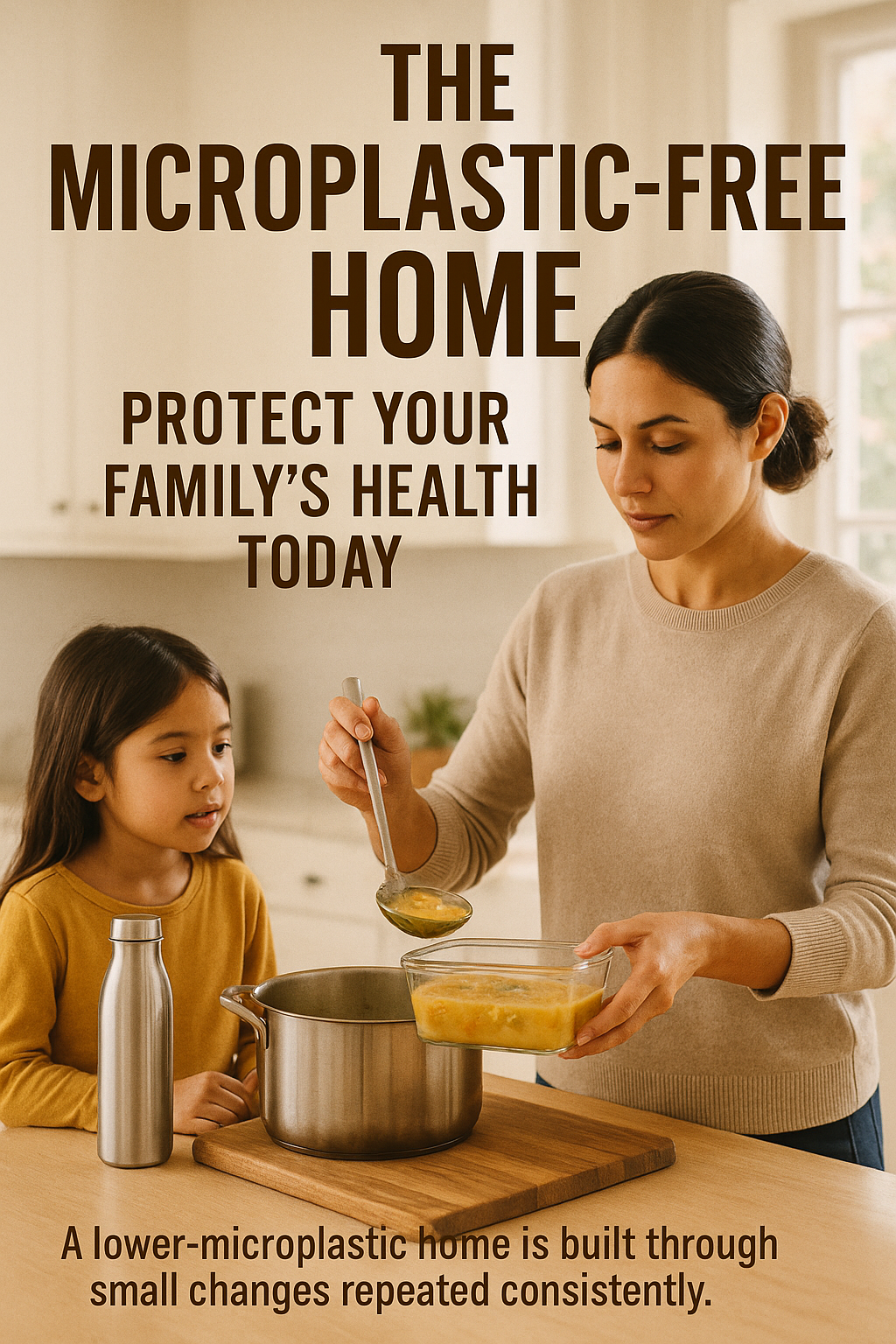 The Microplastic-Free Home: Protect Your Family's Health Today digital guide cover