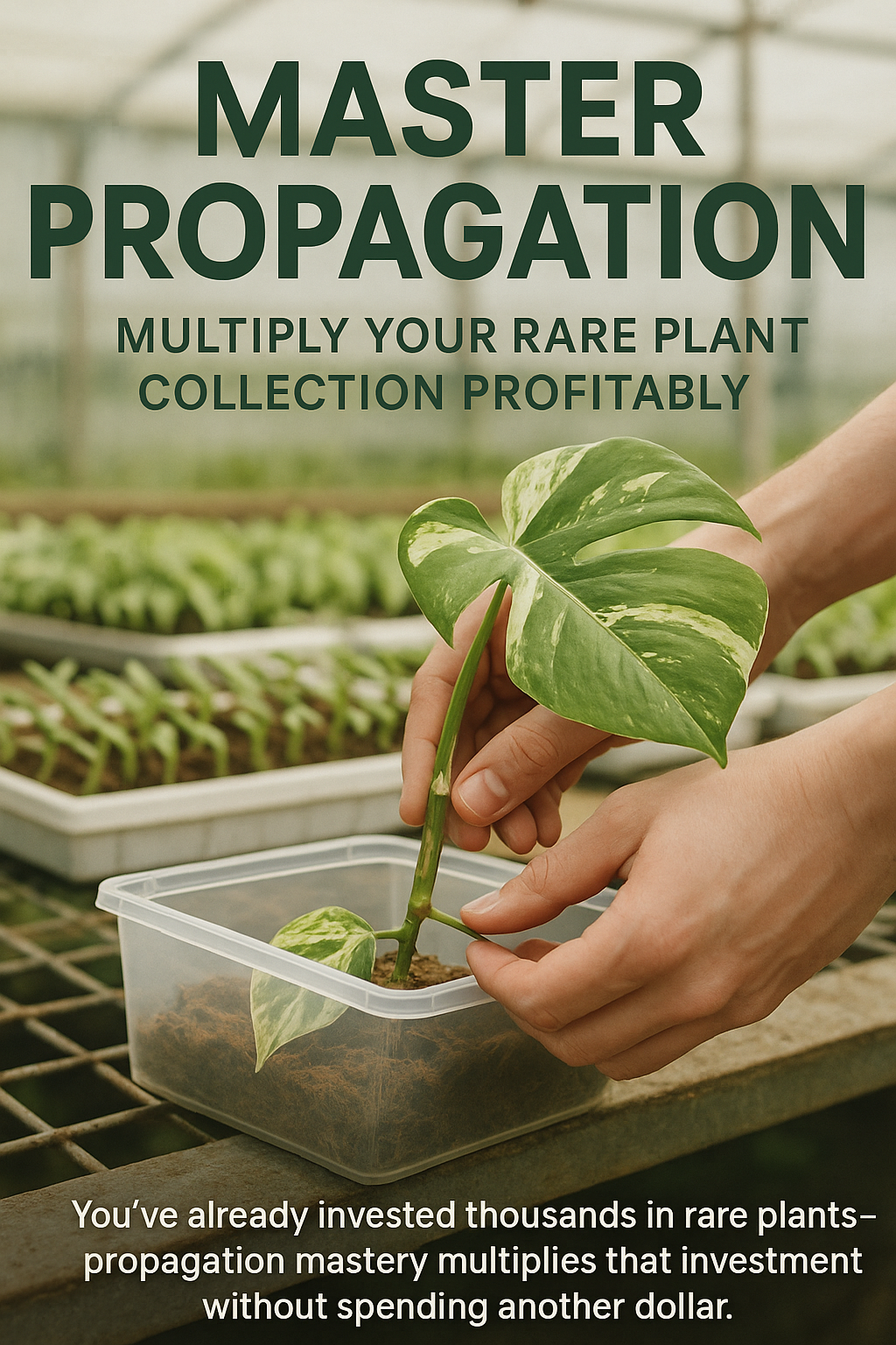 Master Propagation: Multiply Your Rare Plant Collection Profitably digital guide cover