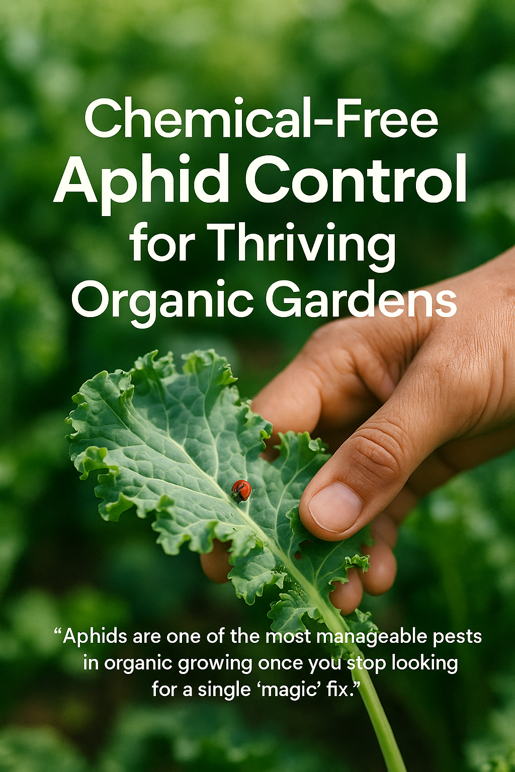 Chemical-Free Aphid Control for Thriving Organic Gardens digital guide cover