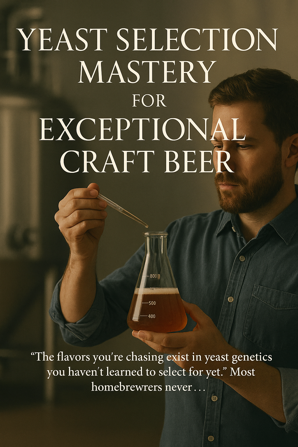 Yeast Selection Mastery for Exceptional Craft Beer digital guide cover