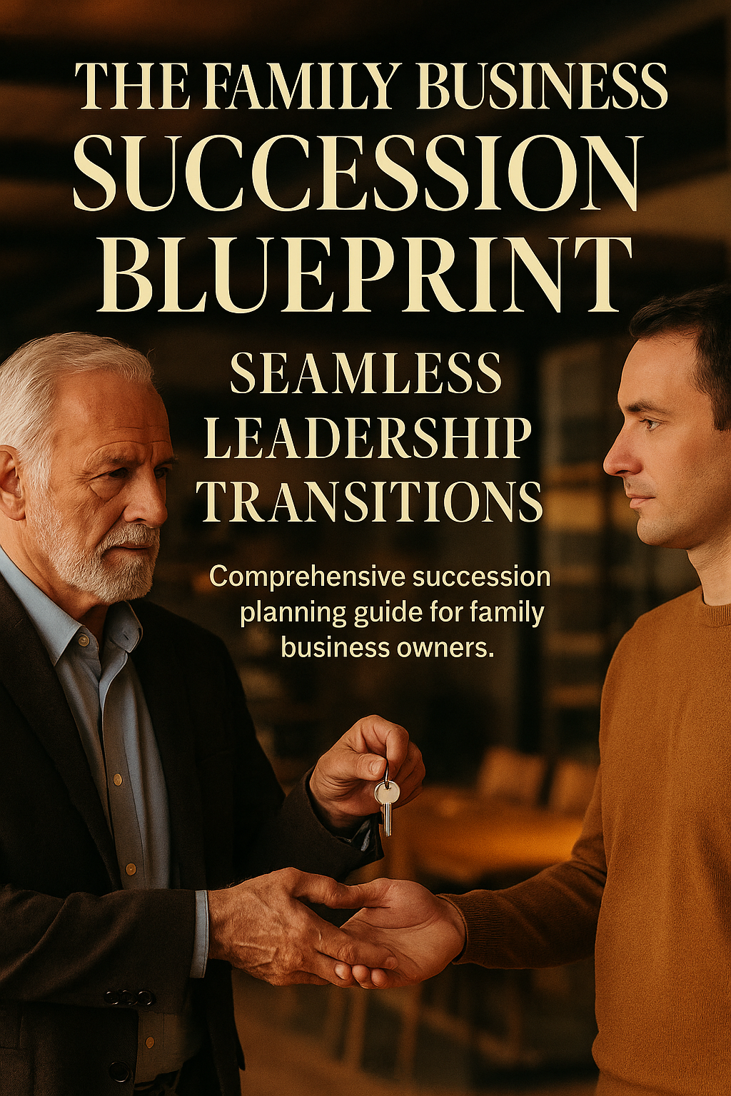 The Family Business Succession Blueprint: Seamless Leadership Transitions digital guide cover