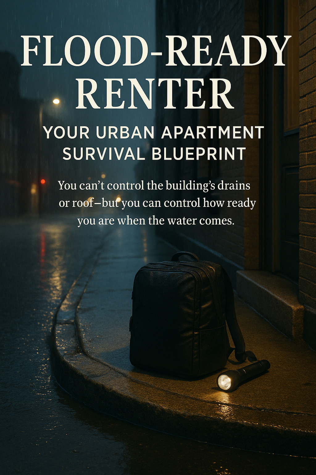 Flood-Ready Renter: Your Urban Apartment Survival Blueprint digital guide cover