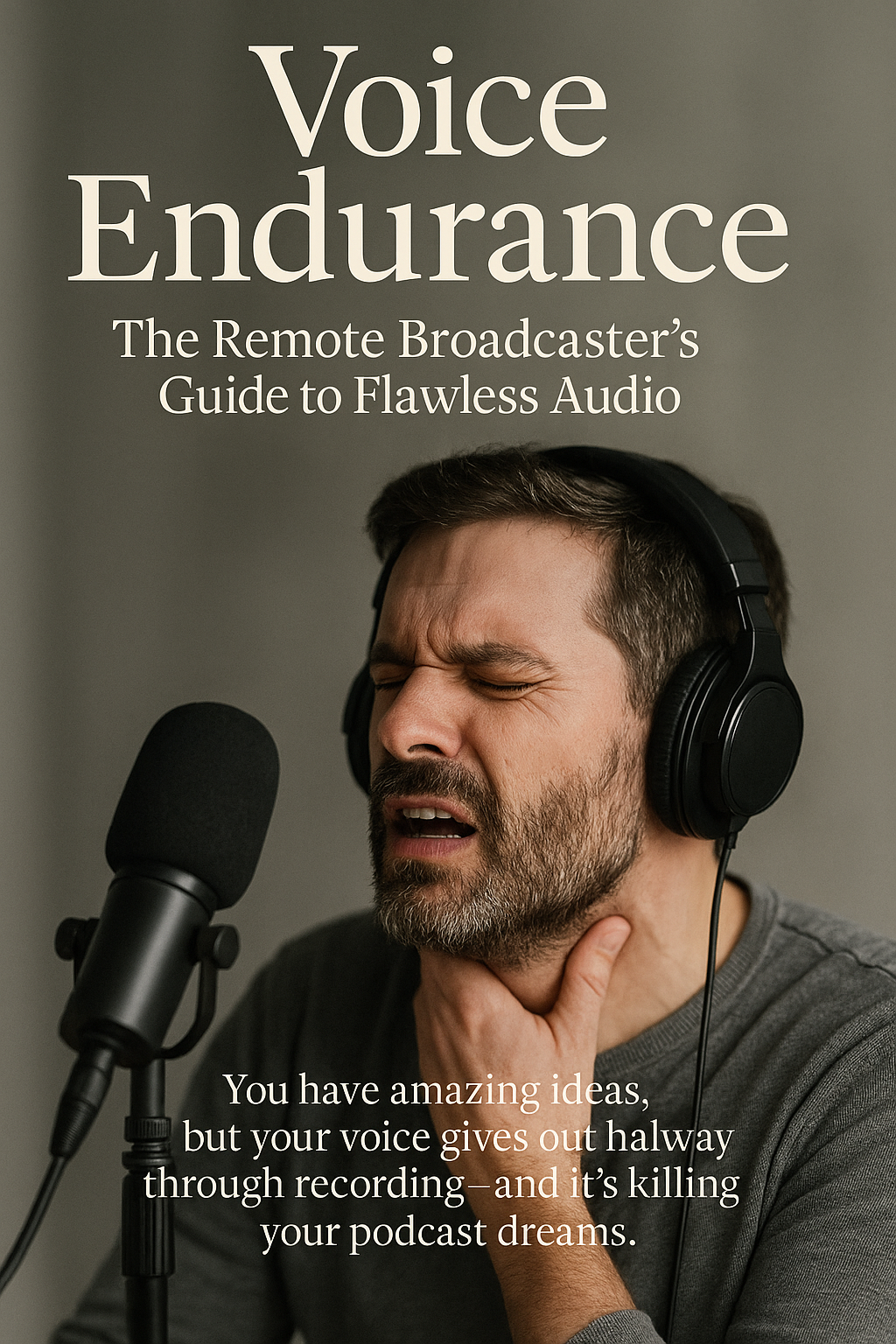 Voice Endurance: The Remote Broadcaster's Guide to Flawless Audio digital guide cover