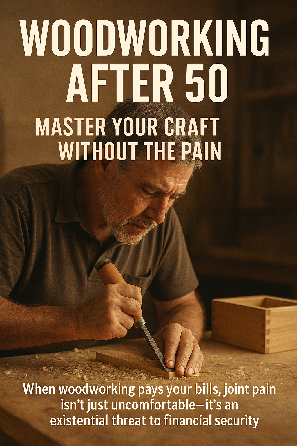 Woodworking After 50: Master Your Craft Without the Pain digital guide cover