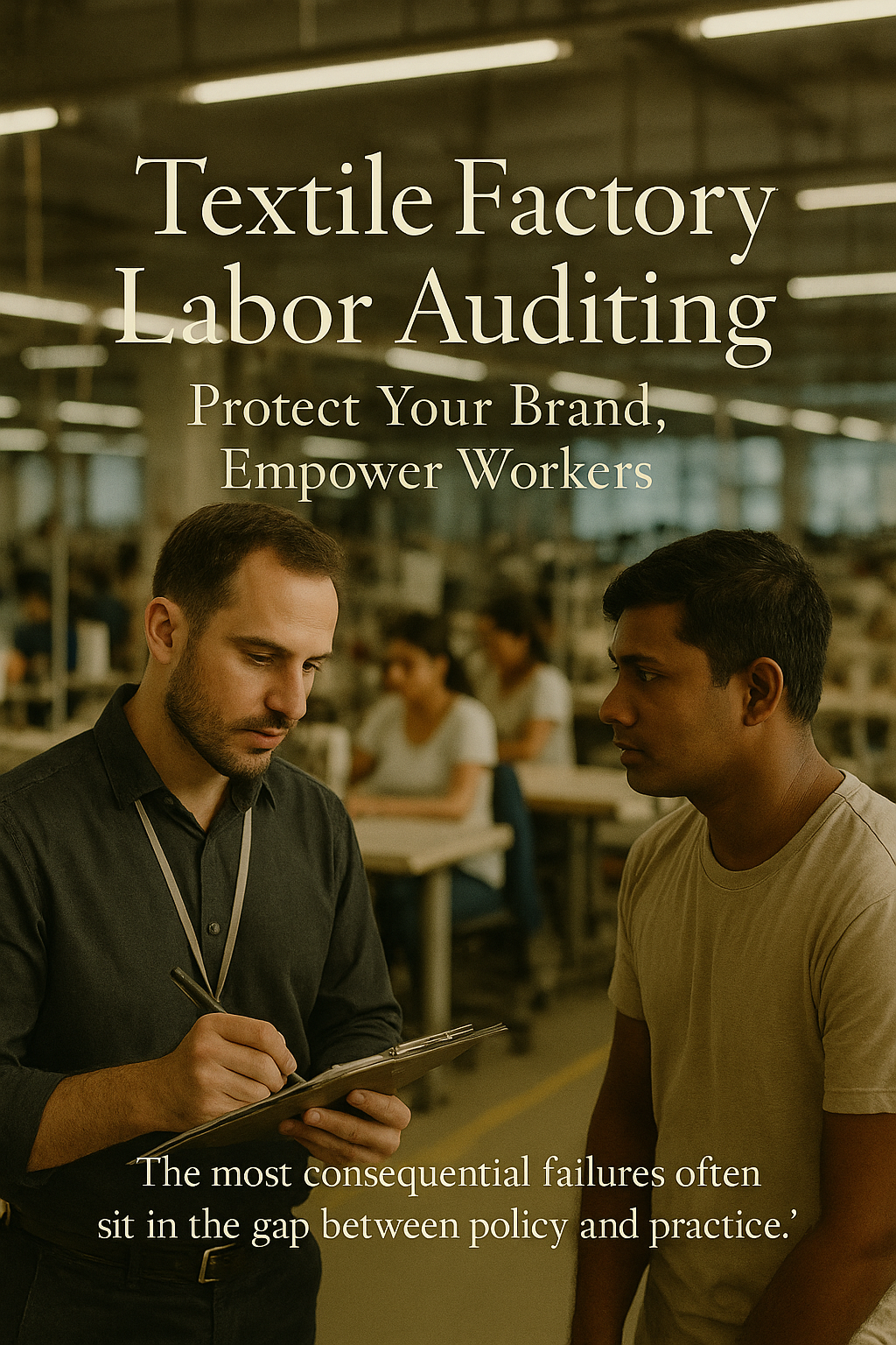 Textile Factory Labor Auditing: Protect Your Brand, Empower Workers digital guide cover