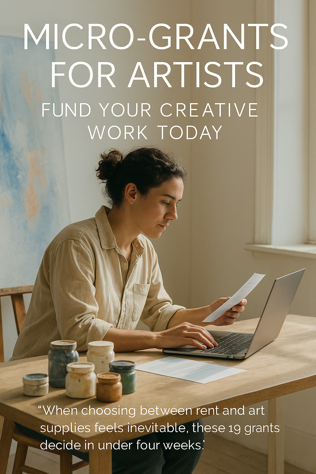Micro-Grants for Artists: Fund Your Creative Work Today digital guide cover