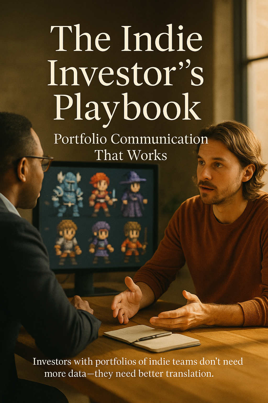 The Indie Investor's Playbook: Portfolio Communication That Works digital guide cover