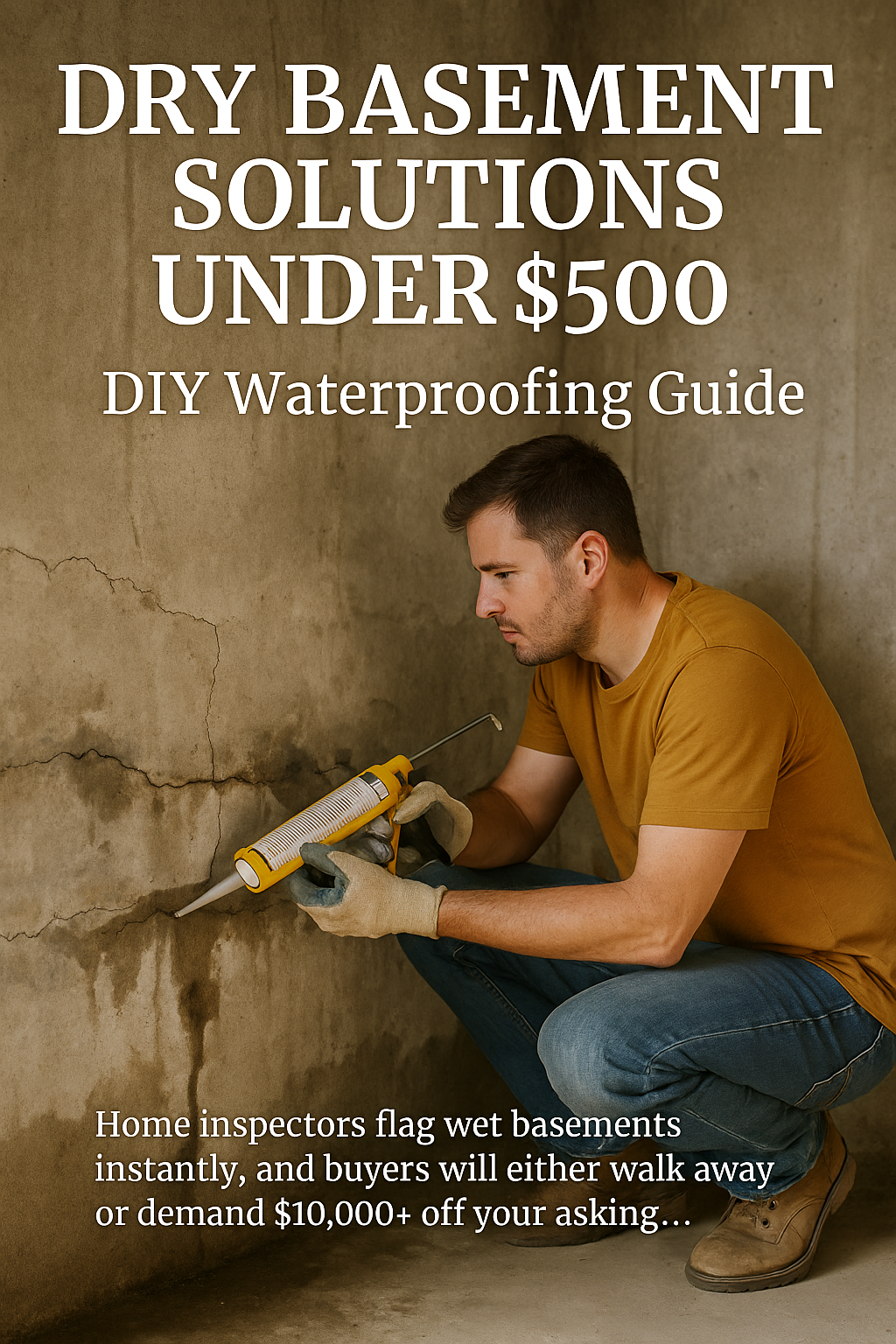 Dry Basement Solutions Under $500: DIY Waterproofing Guide digital guide cover