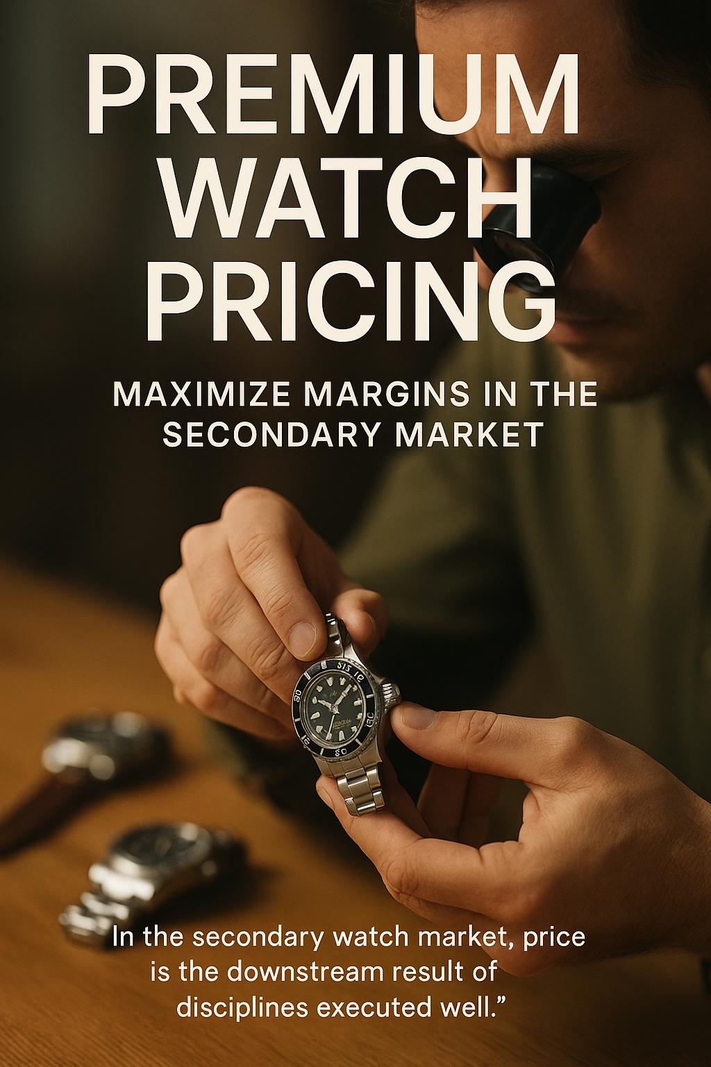 Premium Watch Pricing: Maximize Margins in the Secondary Market digital guide cover
