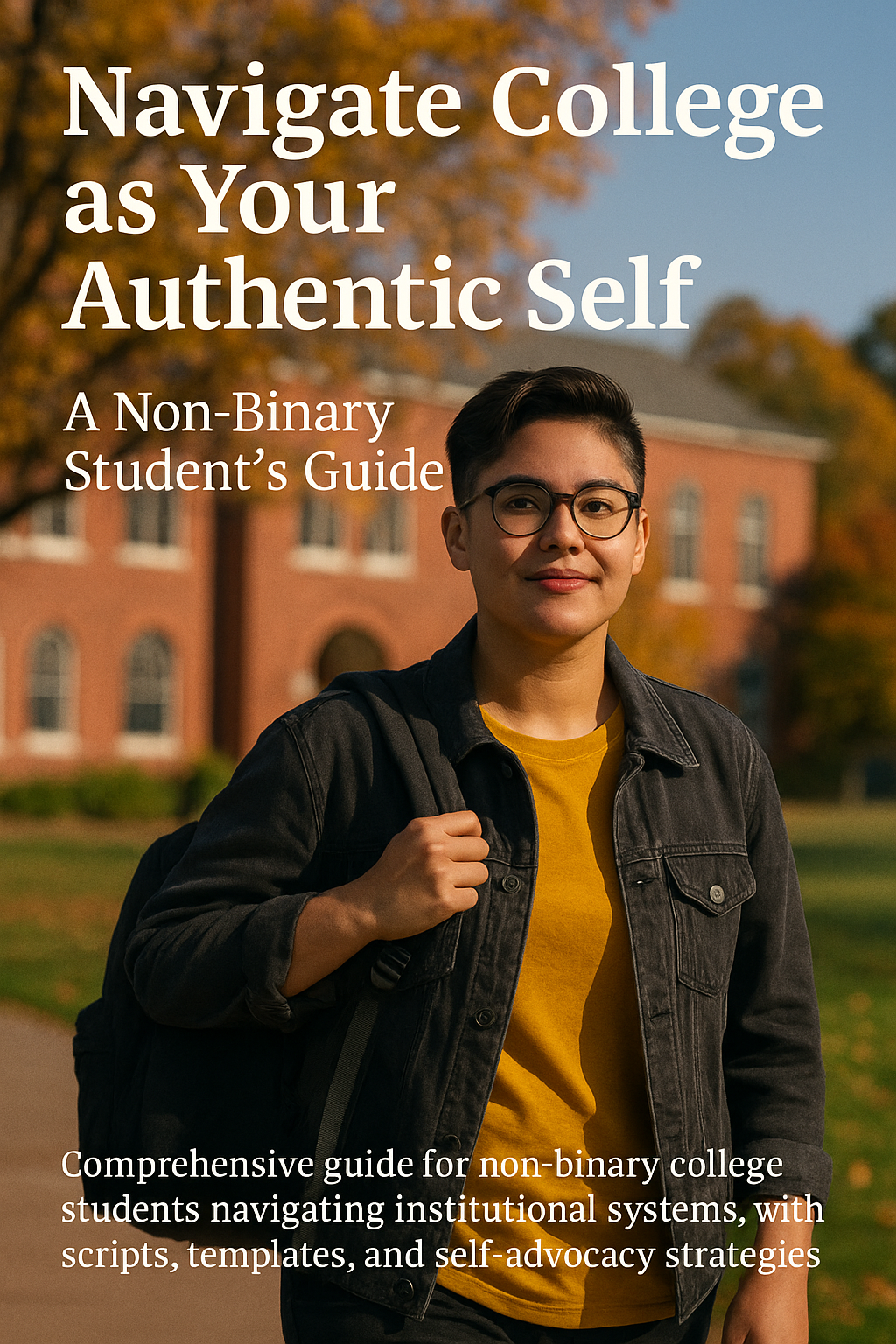 Navigate College as Your Authentic Self: A Non-Binary Student's Guide digital guide cover