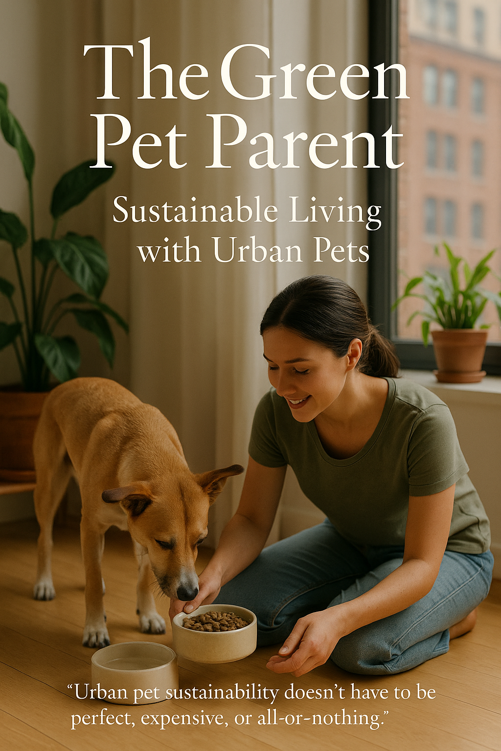 The Green Pet Parent: Sustainable Living with Urban Pets digital guide cover
