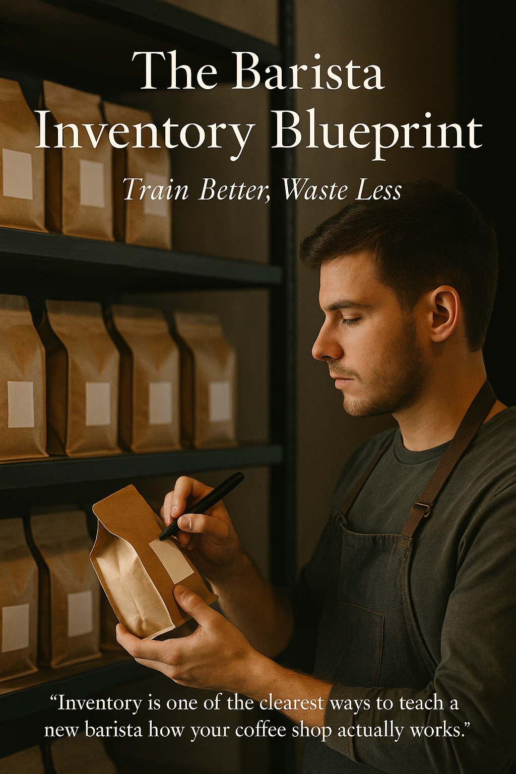 The Barista Inventory Blueprint: Train Better, Waste Less digital guide cover