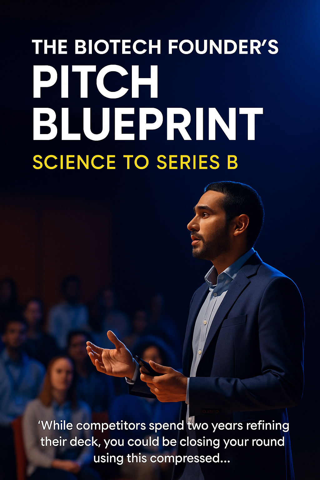 The Biotech Founder's Pitch Blueprint: Science to Series B digital guide cover