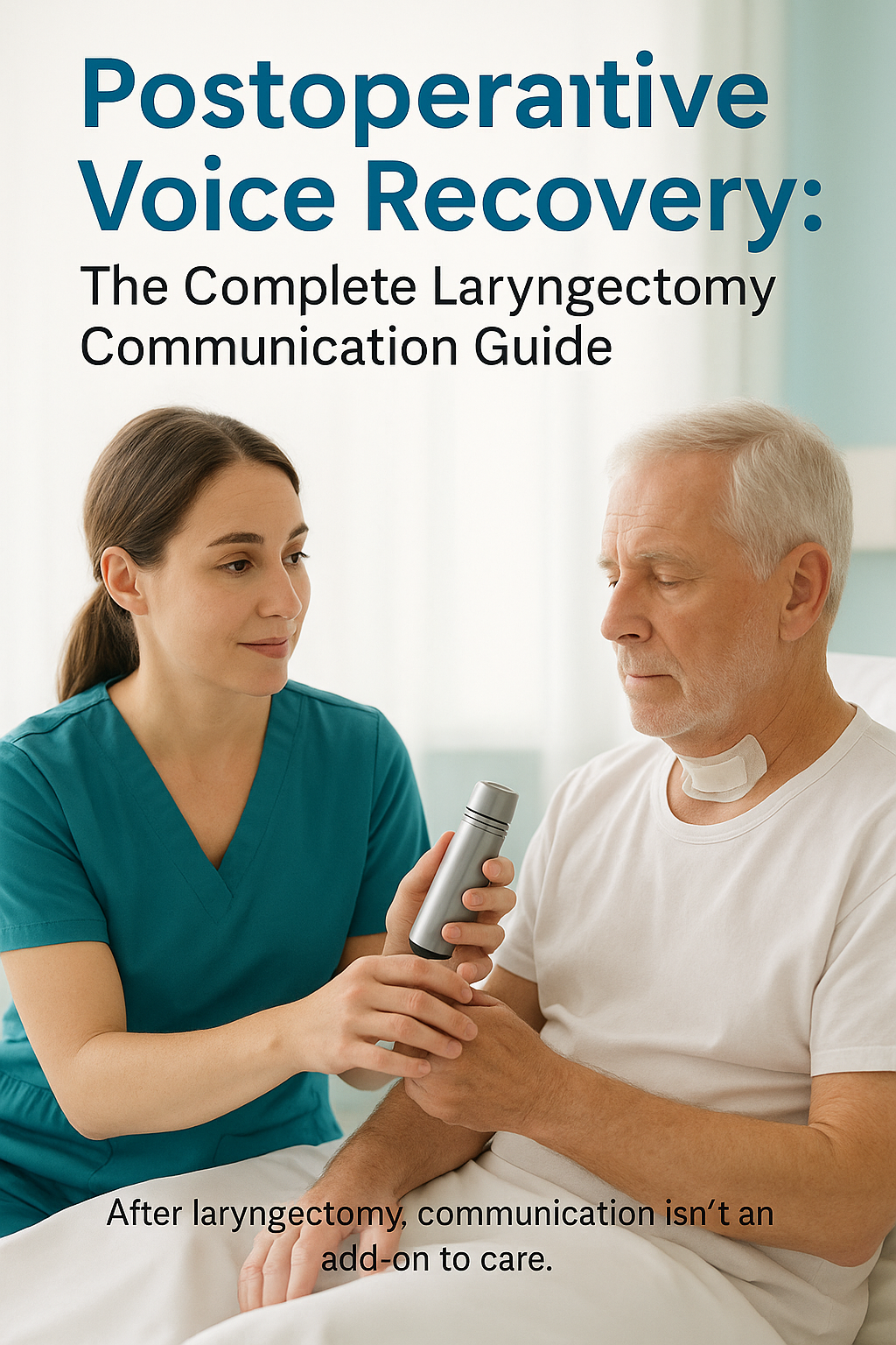 Postoperative Voice Recovery: The Complete Laryngectomy Communication Guide digital guide cover