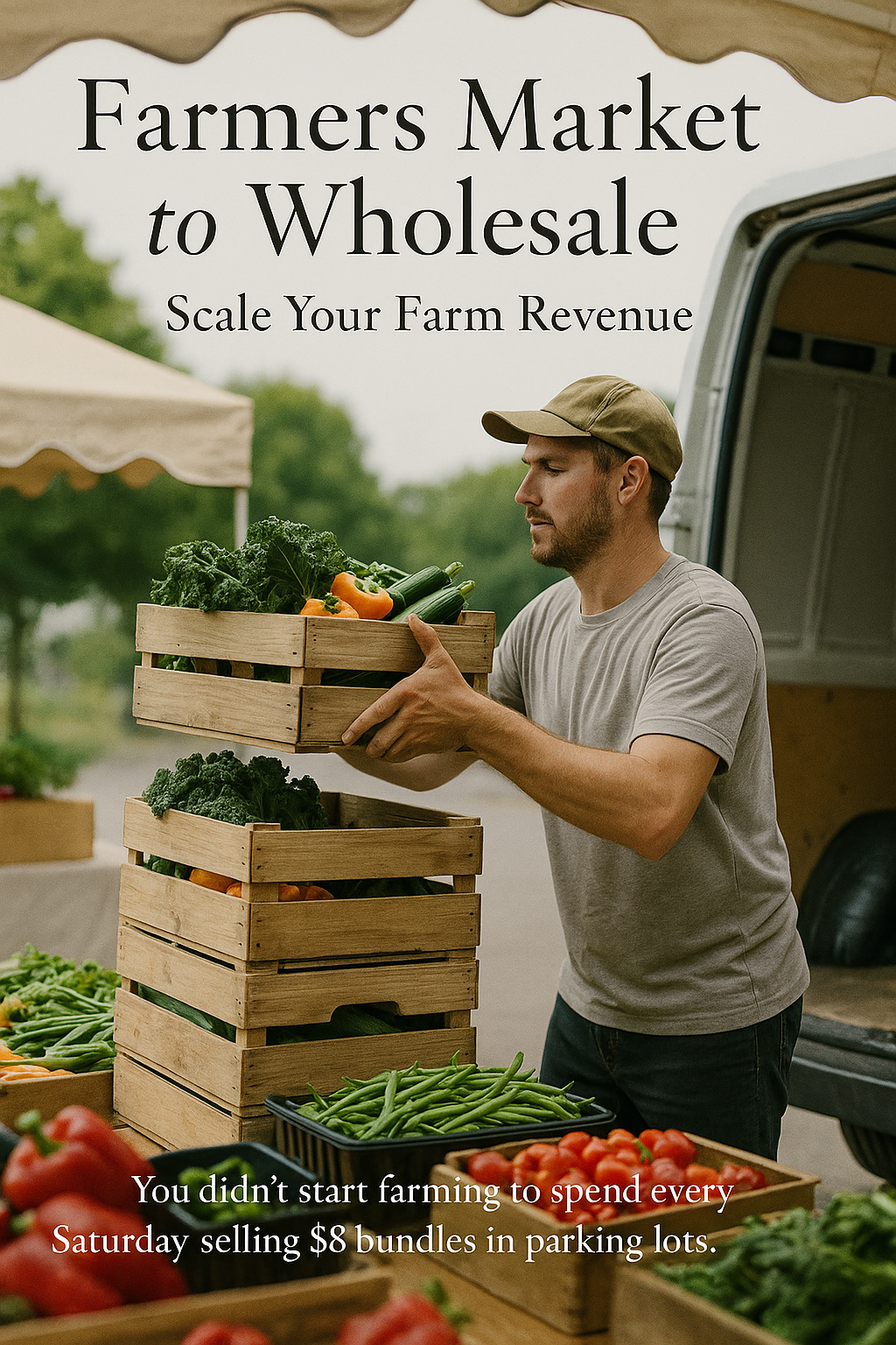 Farmers Market to Wholesale: Scale Your Farm Revenue digital guide cover