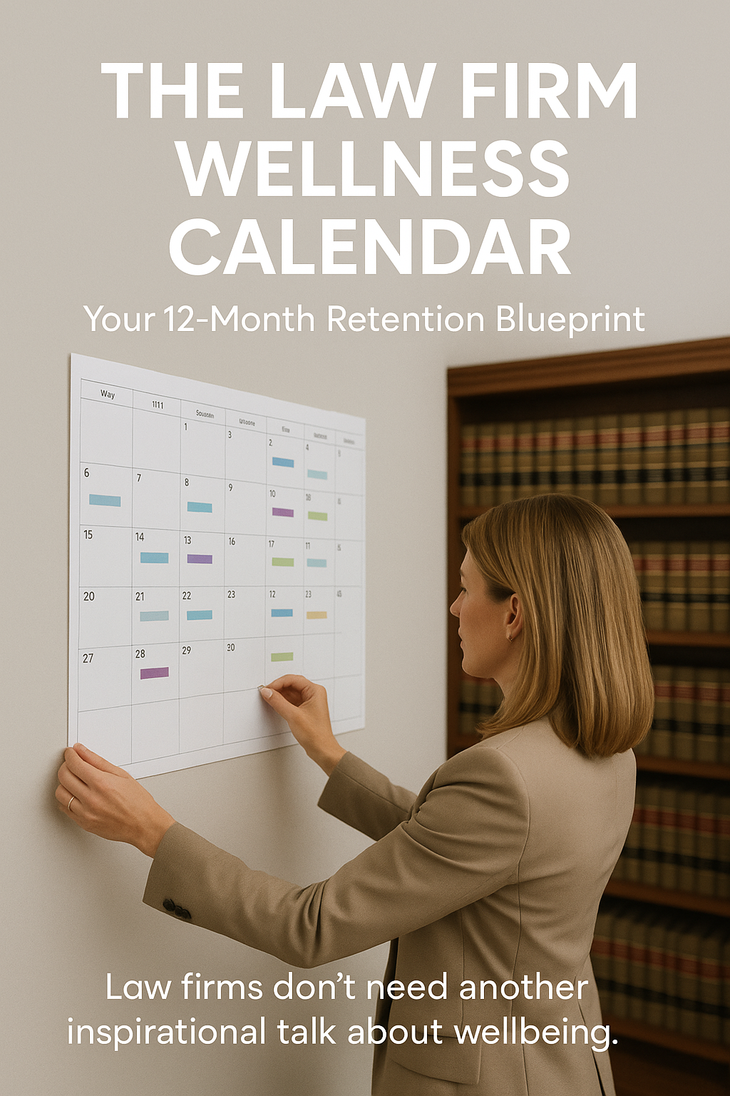 The Law Firm Wellness Calendar: Your 12-Month Retention Blueprint digital guide cover