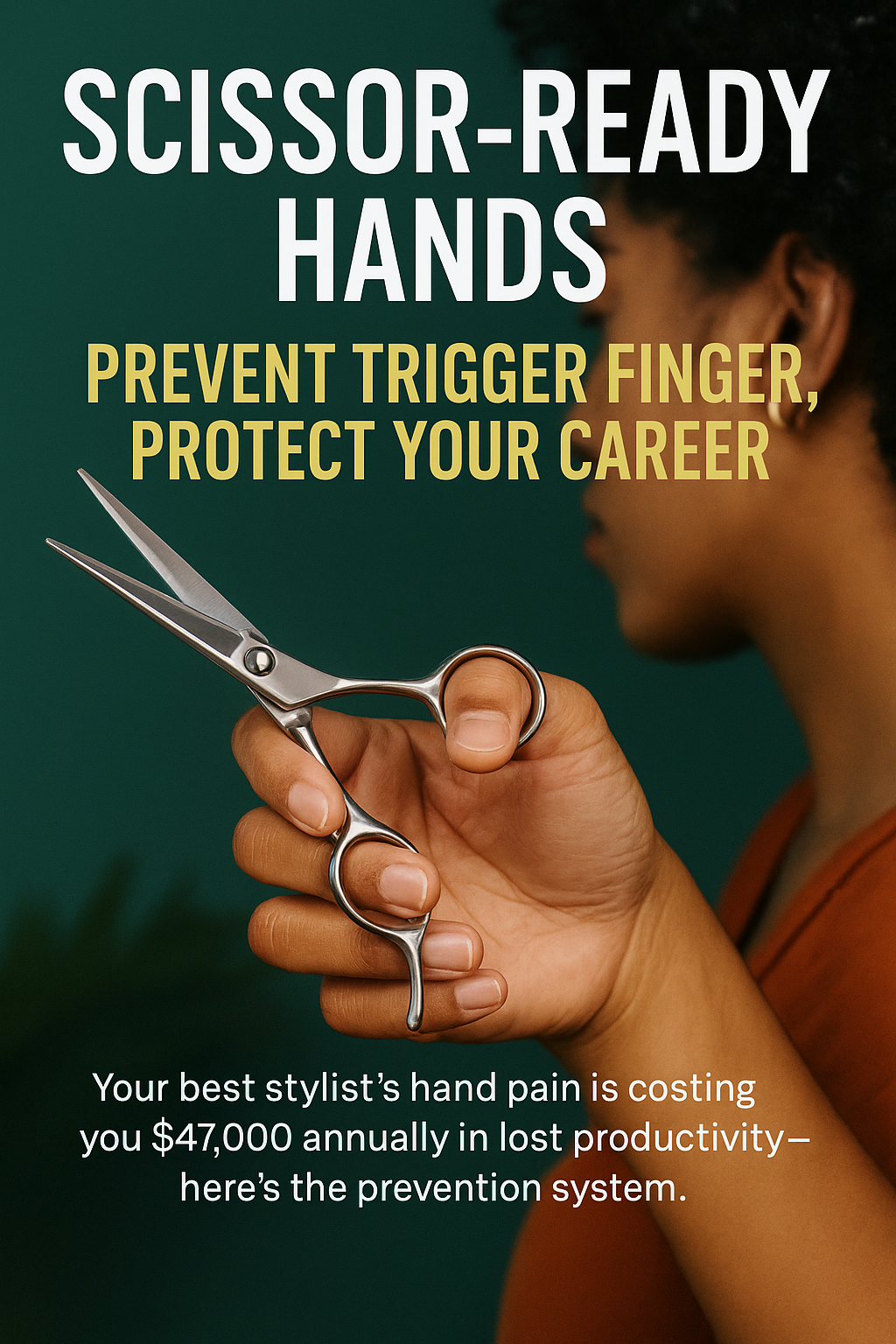 Scissor-Ready Hands: Prevent Trigger Finger, Protect Your Career digital guide cover