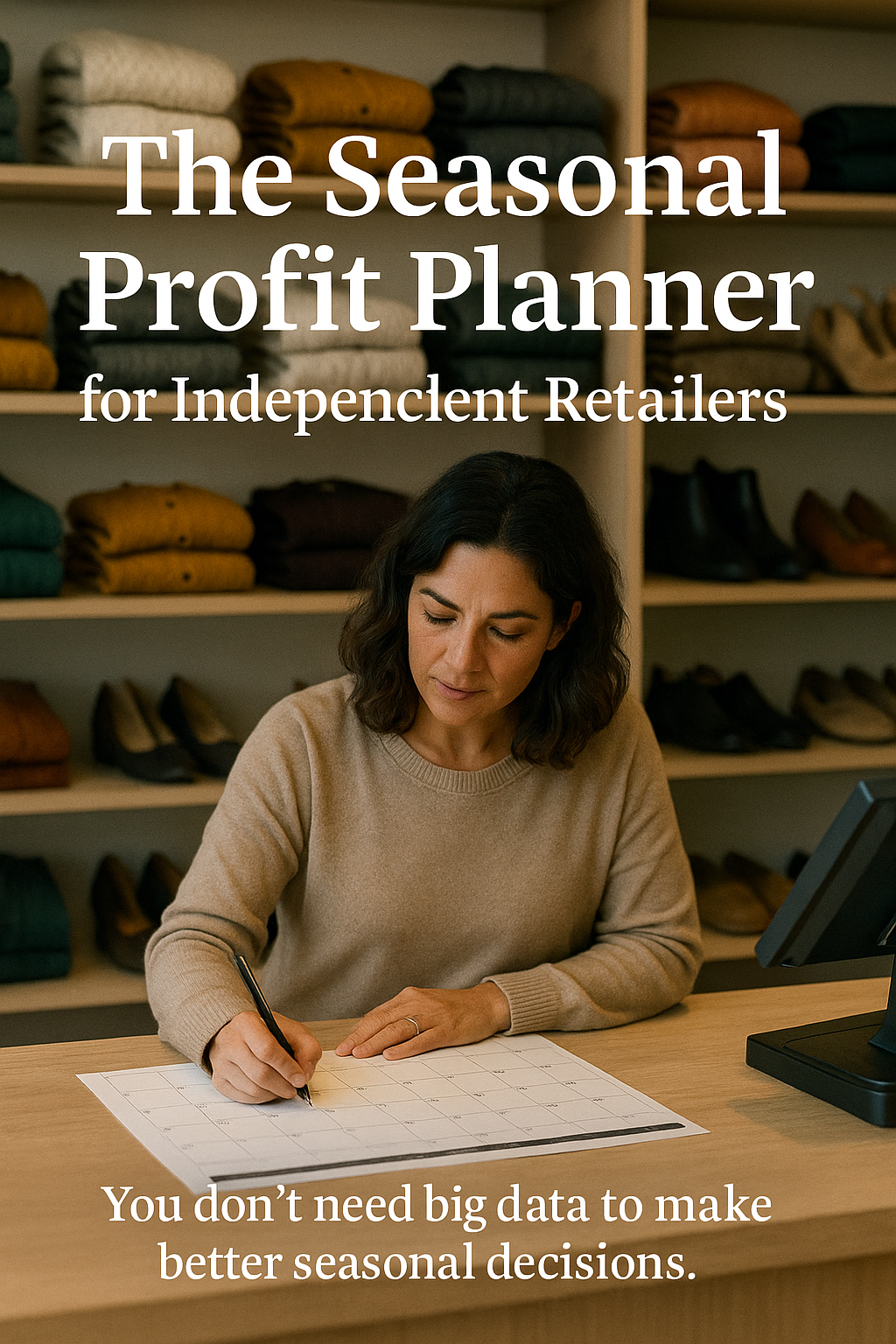The Seasonal Profit Planner for Independent Retailers digital guide cover