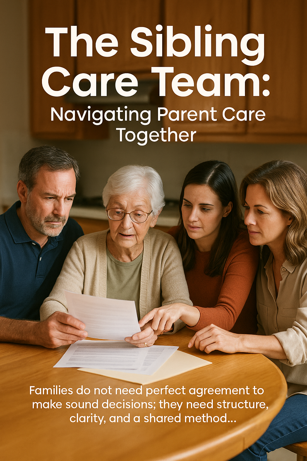 The Sibling Care Team: Navigating Parent Care Together digital guide cover