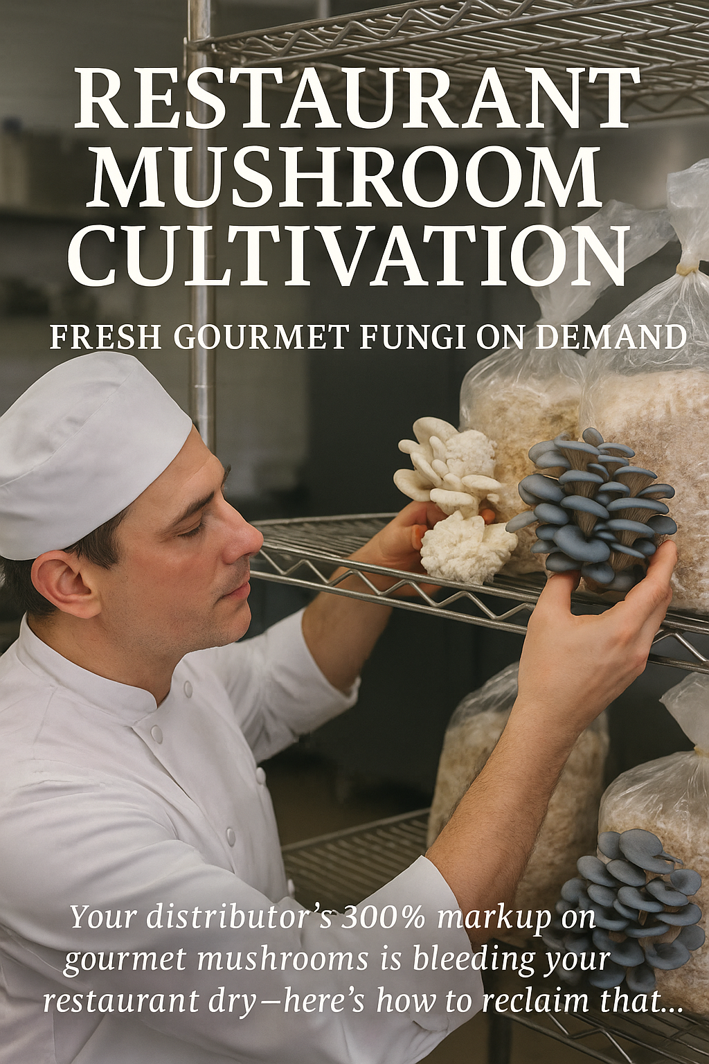 Restaurant Mushroom Cultivation: Fresh Gourmet Fungi On Demand digital guide cover